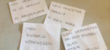 Wie schrijft, die blijft. Wie schrijft, die blijft.
