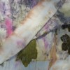 Eco printen op stof en papier, door Myriam, medewerker textiel
