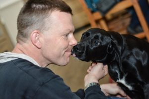 GertJan with dog house Nova which also contributes to the whole