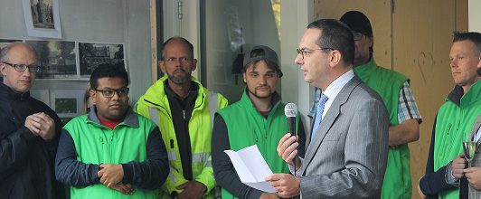 We vieren de opening van de werkplaats en nemen een voorproefje op de toekomst!