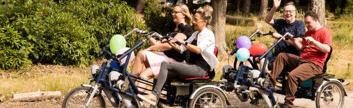 Feestelijke inhuldiging elektrische duo-fiets!